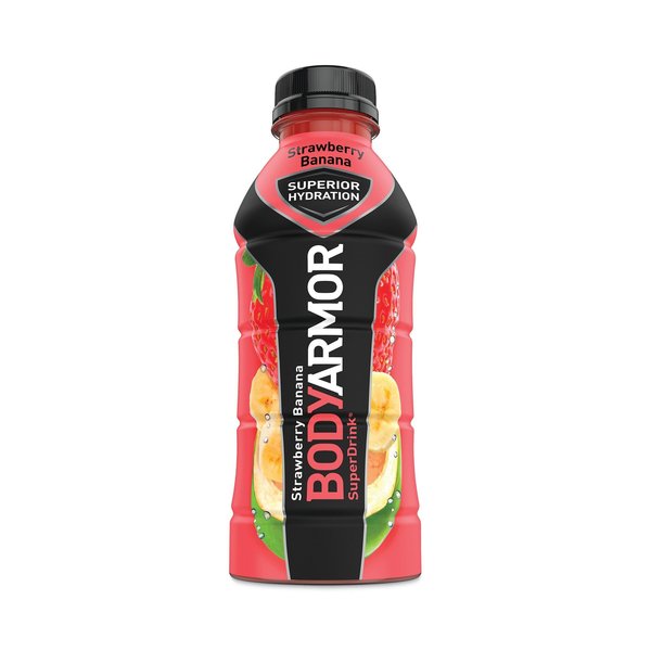 Bodyarmor SuperDrink Sports Drink, Strawberry Banana, 16 oz Bottle, PK12, 12PK 100003-1.4